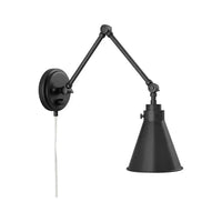 Rosewood 1-Light Pin-Up Wall Sconce