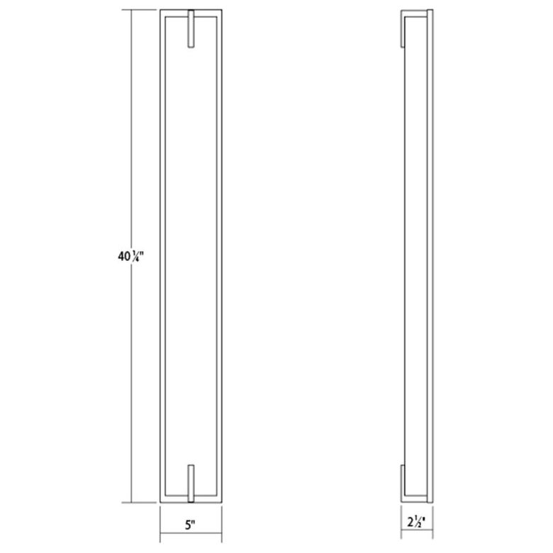 New Edge 40" LED Bath Bar