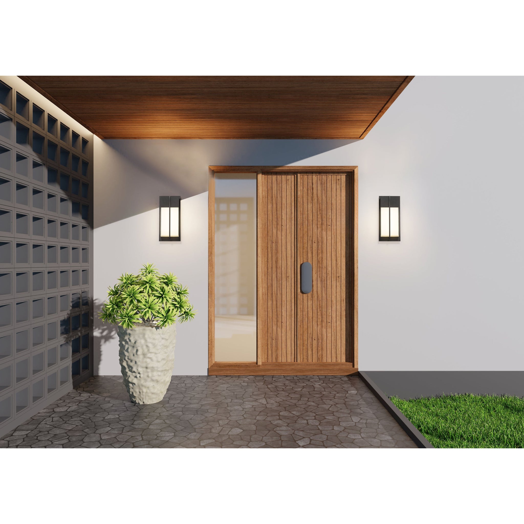 Nyx 2-Light Outdoor Wall Light