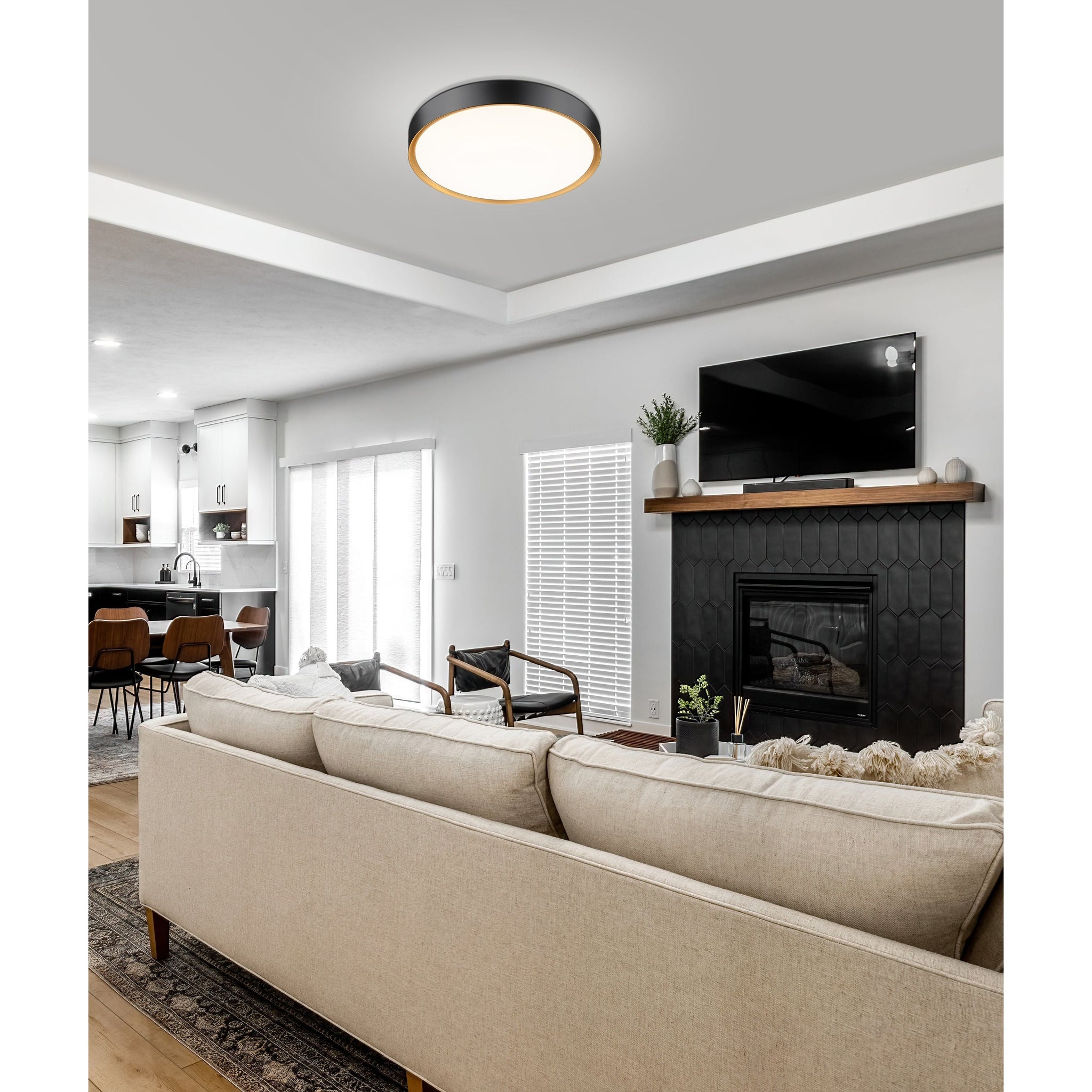 Kawan 1-Light Flush Mount