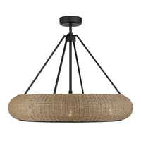 Gaia 6-Light Fan D'Lier