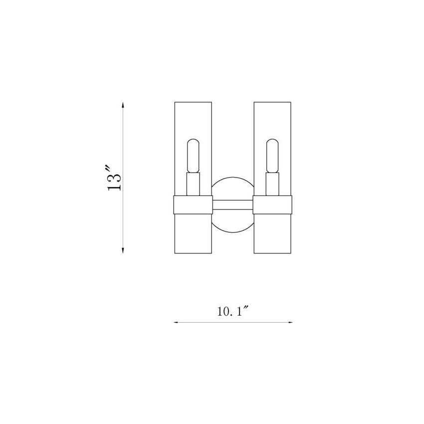 Datus 2-Light Wall Sconce