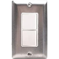 Single Duplex Switch Wall Plate and Gang Box - 20 Amp Per Pole