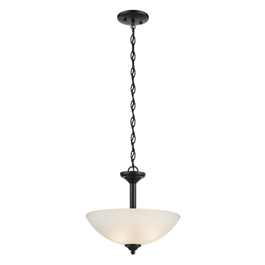 Jolie 15" 2-Light Convertible Inverted Pendant and Semi Flush