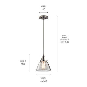 Avery 9" 1-Light Cone Mini Pendant