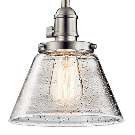 Avery 9" 1-Light Cone Mini Pendant