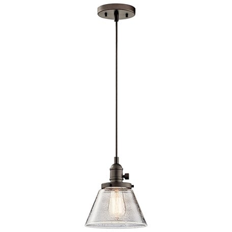 Avery 9" 1-Light Cone Mini Pendant