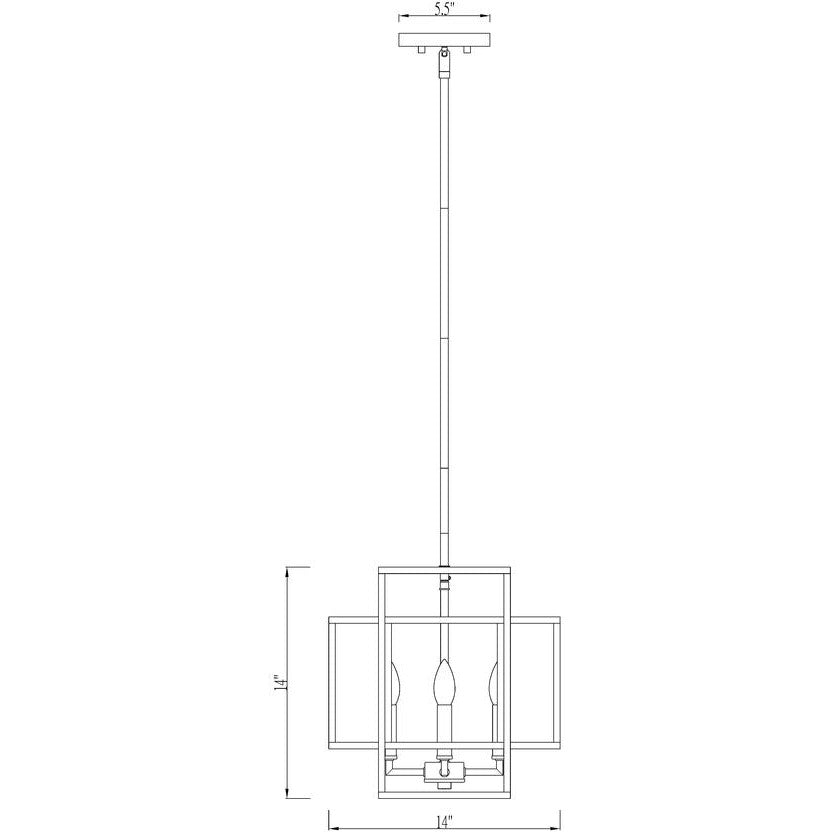 Titania 4-Light Pendant