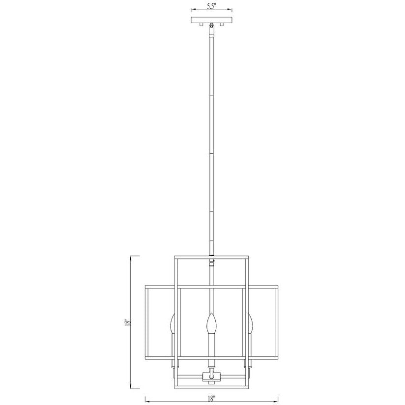 Titania 4-Light Pendant