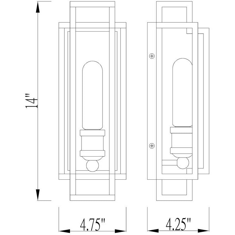 Titania 1-Light Sconce