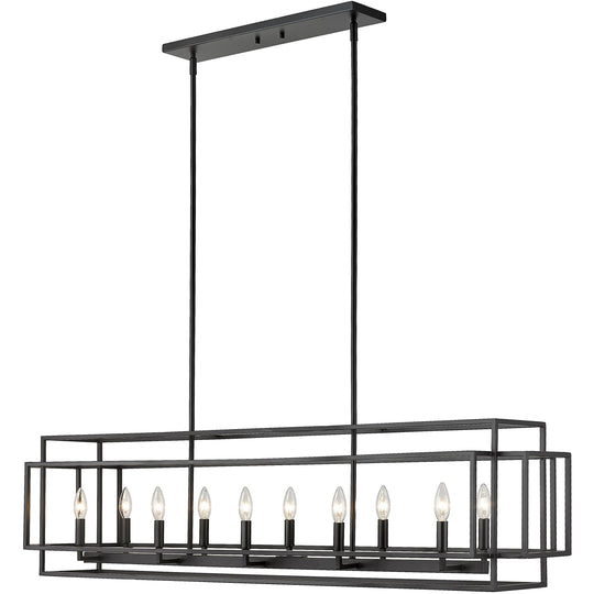 Titania 10-Light Linear Suspension