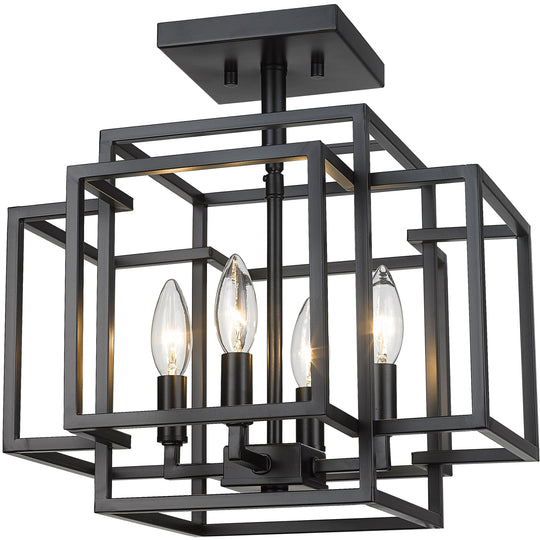 Titania 4-Light Semi Flush Mount