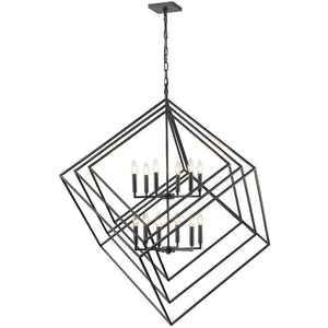 Euclid 12-Light Chandelier