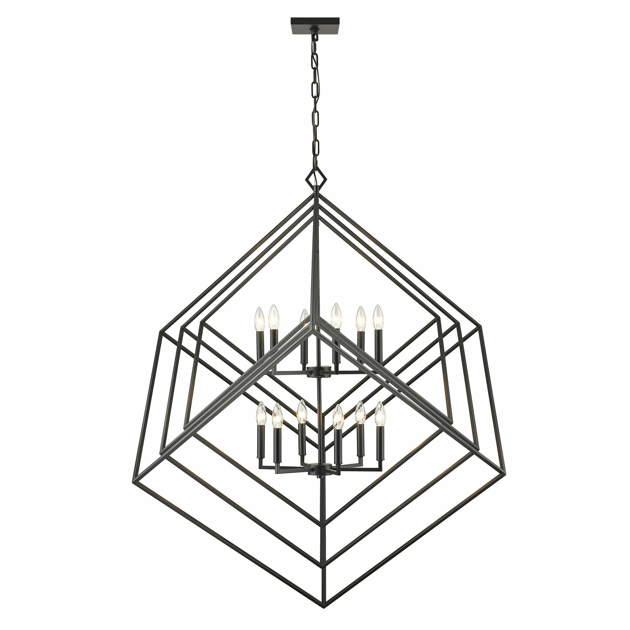 Euclid 12-Light Chandelier