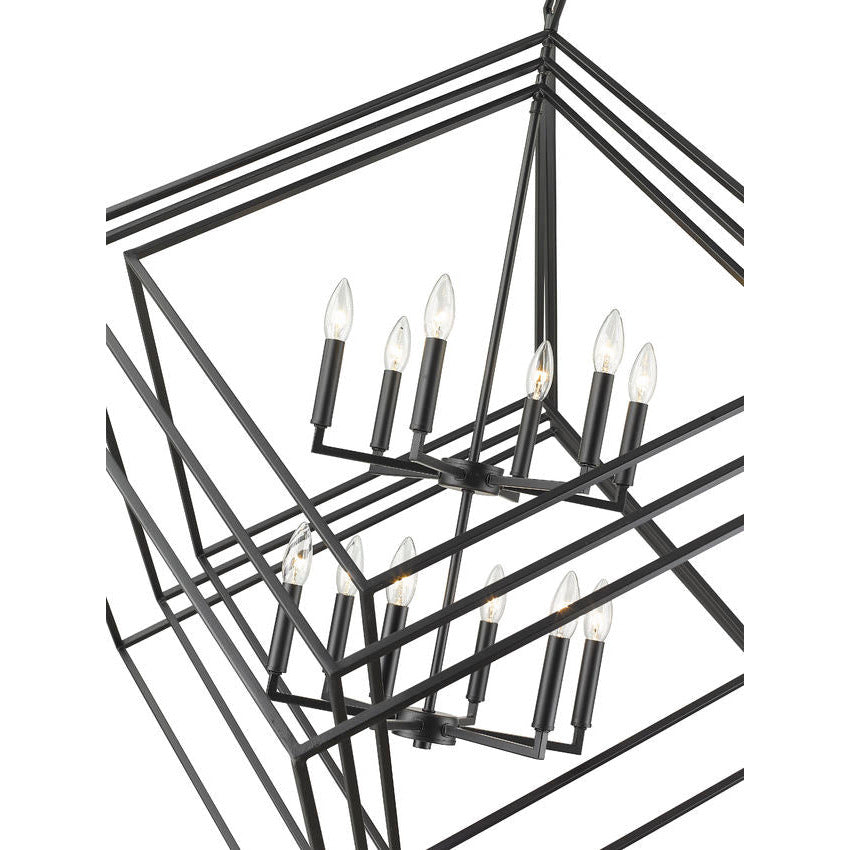 Euclid 12-Light Chandelier