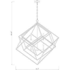 Euclid 12-Light Chandelier