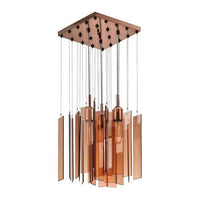 Chimes 3-Light Square Pendant