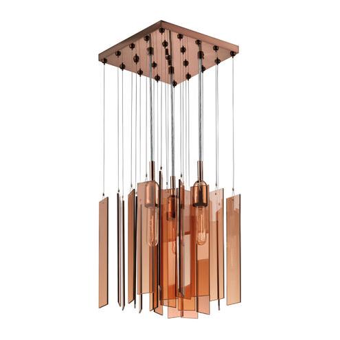Chimes 3-Light Square Pendant