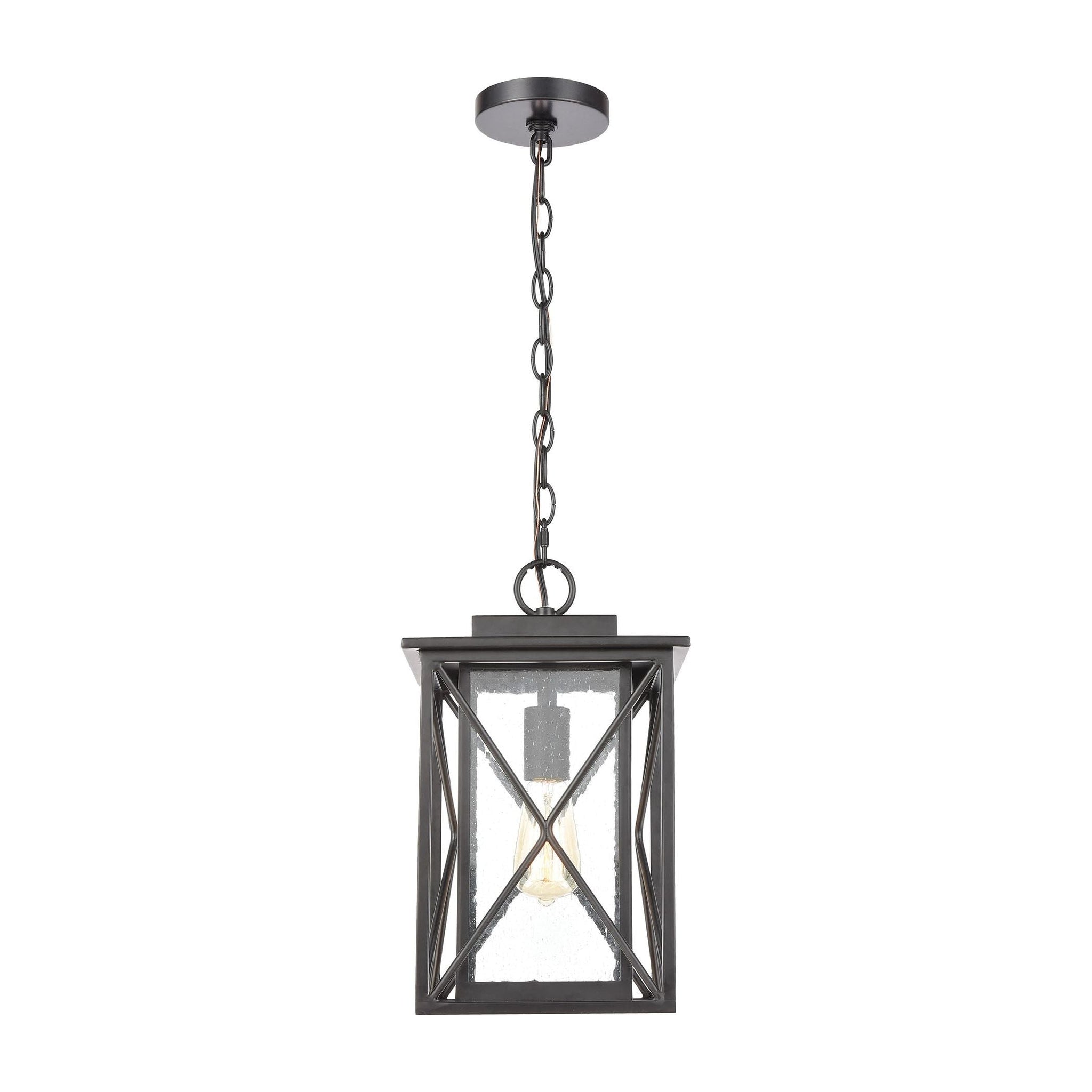 Carriage-Light 9" Wide 1-Light Outdoor Pendant