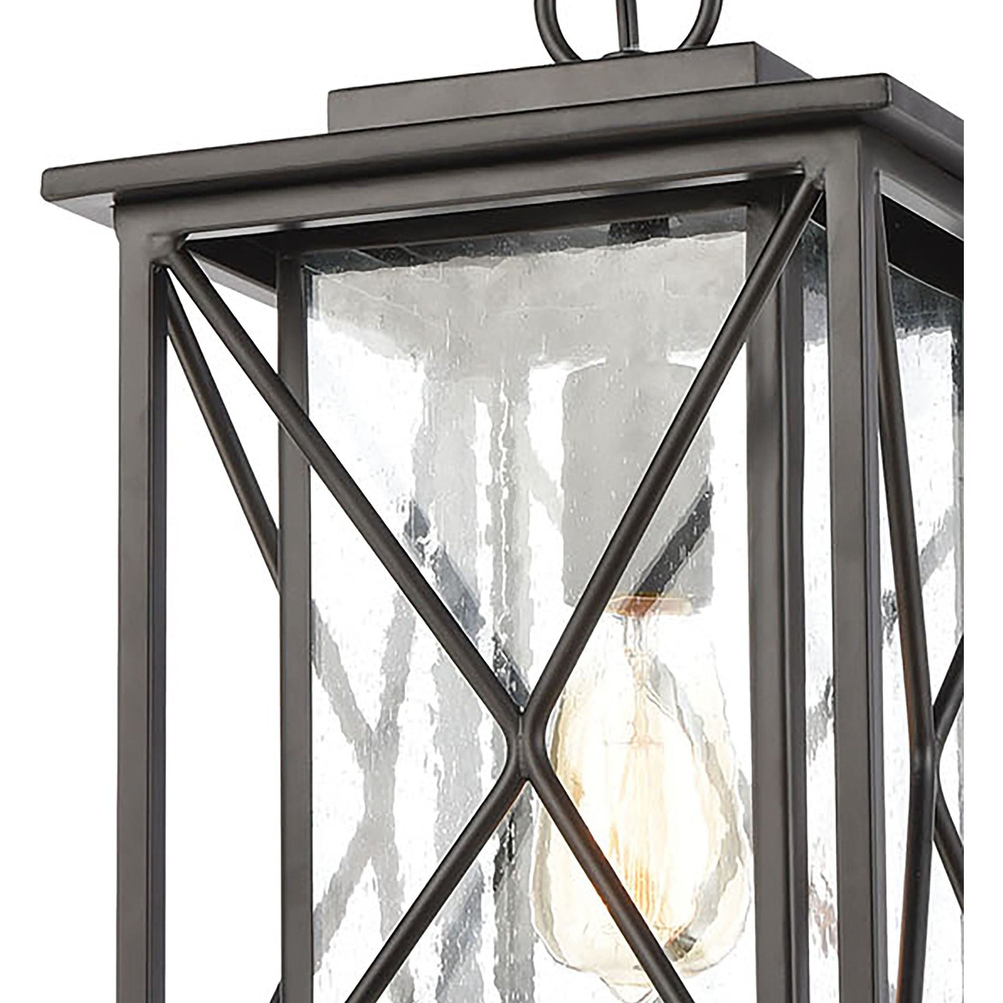 Carriage-Light 9" Wide 1-Light Outdoor Pendant