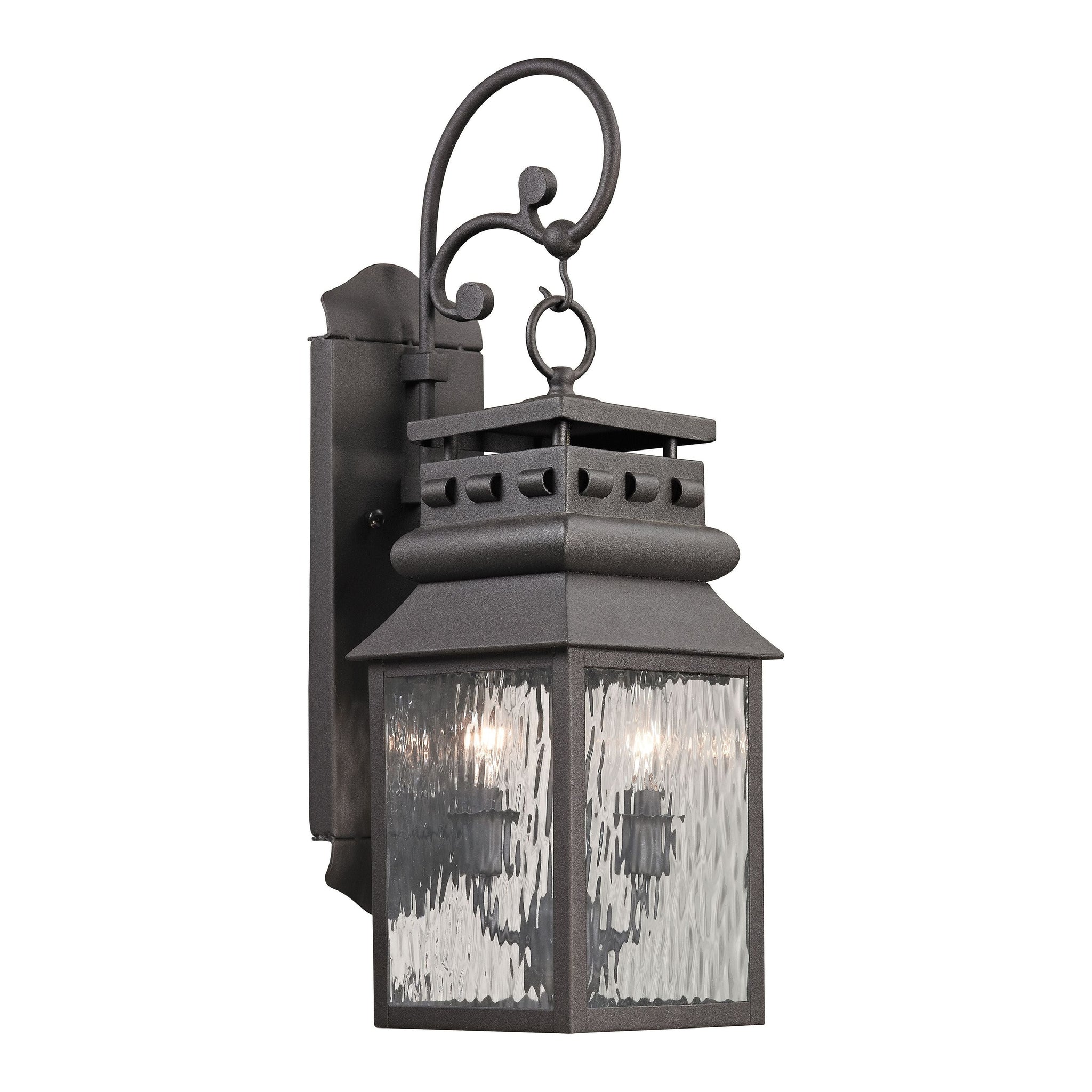 Forged Lancaster 22" High 2-Light Outdoor Sconce