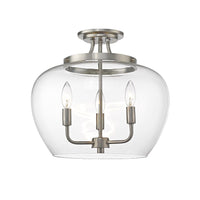 Joliet 3-Light Semi Flush Mount