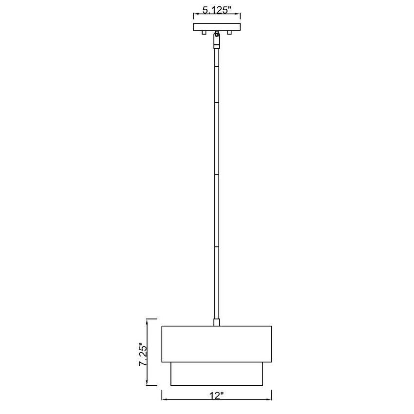 Counterpoint 1-Light 12" Pendant