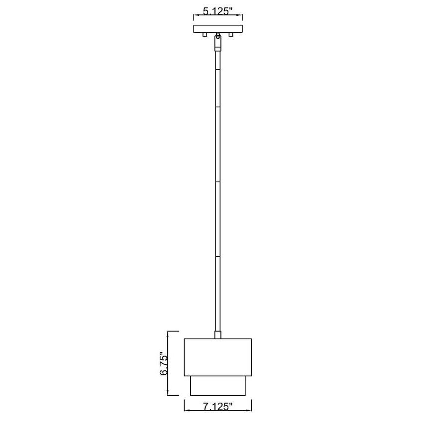 Counterpoint 1-Light 7.25" Pendant