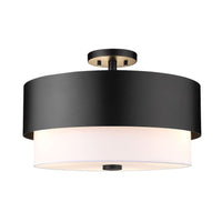 Counterpoint 3-Light Semi Flush