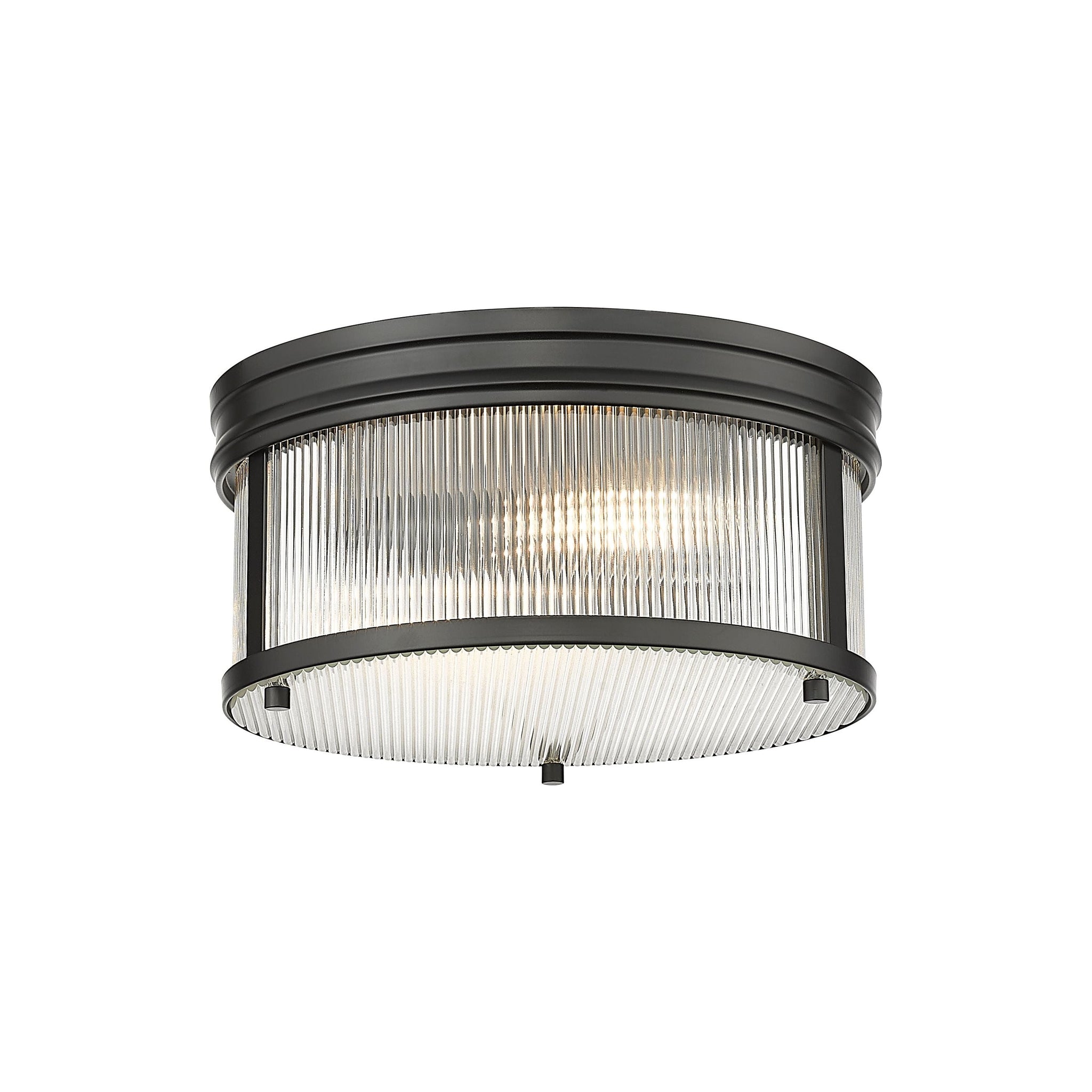 Carnaby 2-Light 13" Round Flush Mount