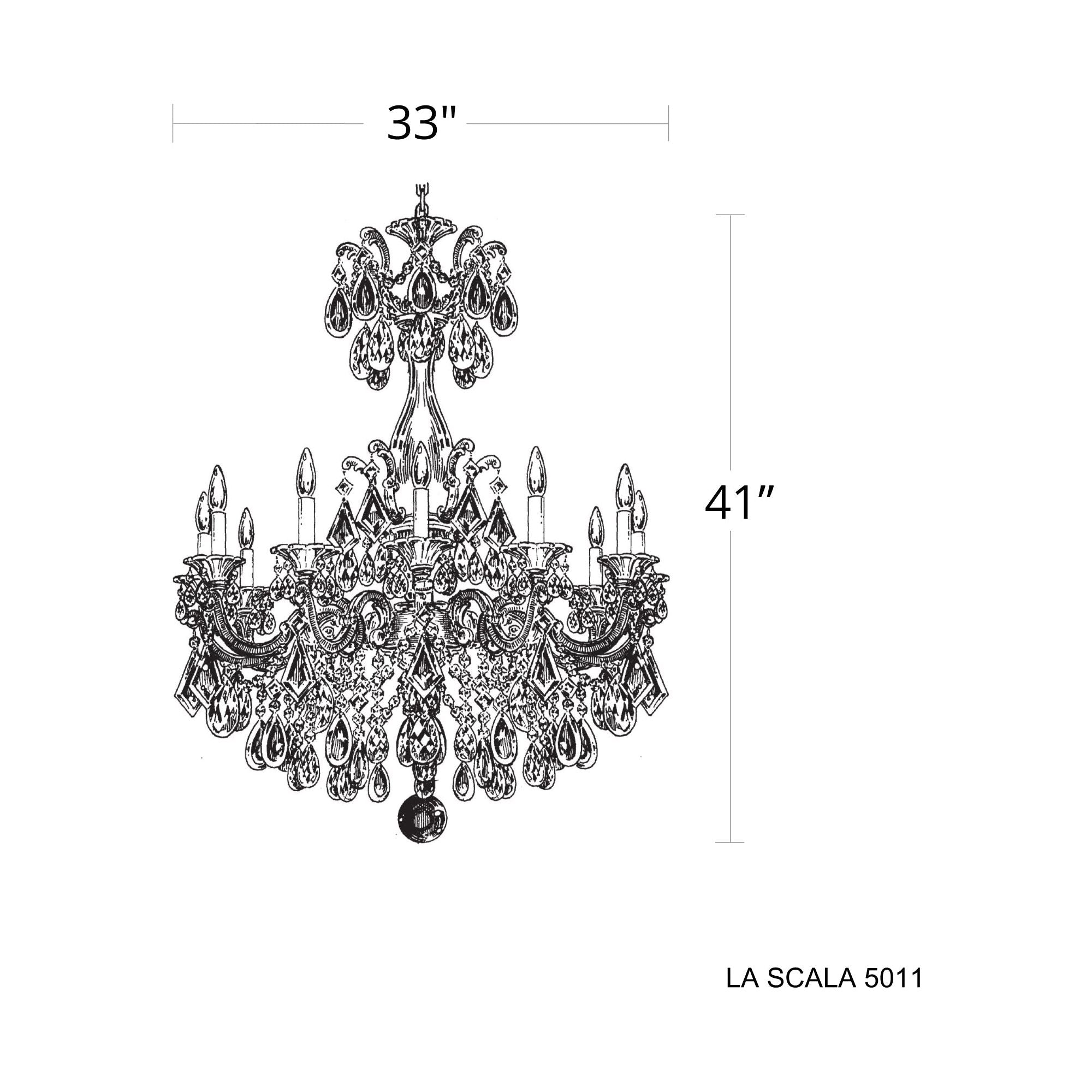 La Scala 12-Light Chandelier