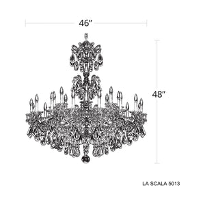 La Scala 24-Light Chandelier