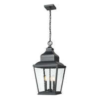 Raphael 3-Light Outdoor Chain Mount Ceiling Fixture