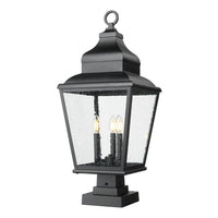 Raphael 3-Light Outdoor Pier Mounted Fixture