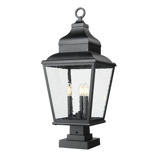 Raphael 3-Light Outdoor Pier Mounted Fixture