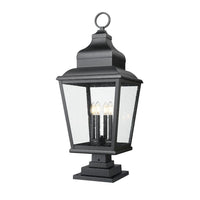 Raphael 4-Light Outdoor Pier Mounted Fixture