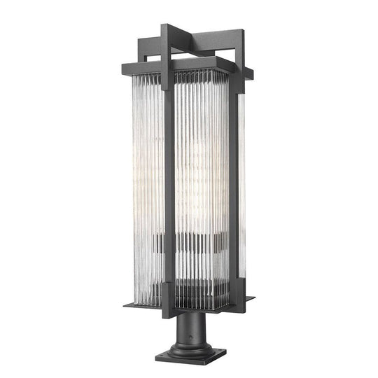 Fortis 3-Light Outdoor Pier Mounted Fixture