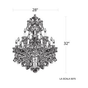 La Scala 15-Light Chandelier