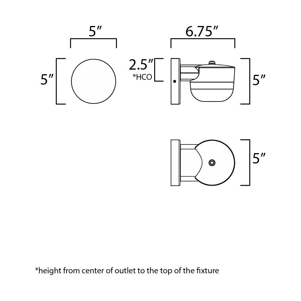 Michelle LED Outdoor Wall Sconce