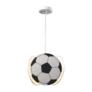 Novelty 1-Light Soccer Pendant