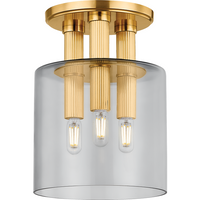 Crystler 3-Light Flush Mount
