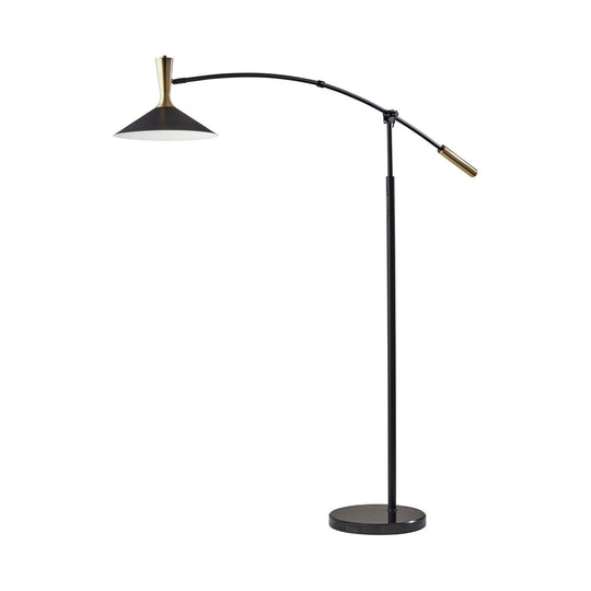 Bradley LED Arc Lamp with Smart Switch