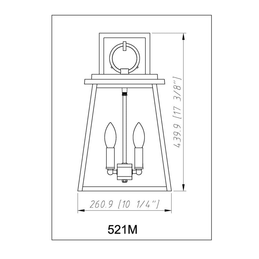 Broughton 2-Light Outdoor Wall Light