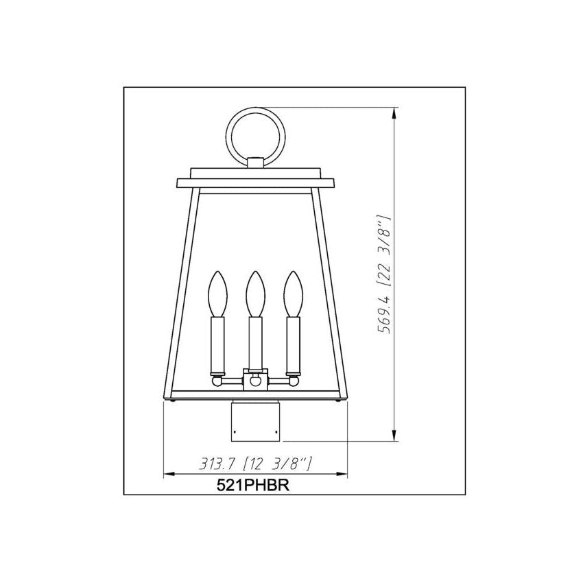 Broughton 4-Light Outdoor Post Mount Fixture