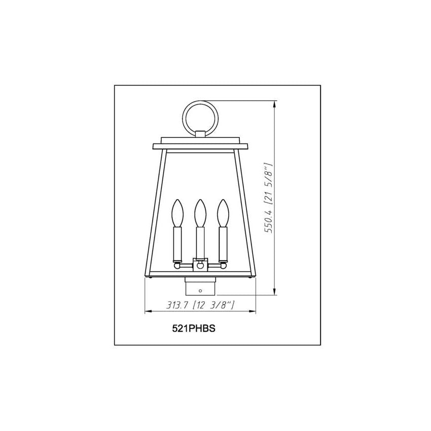 Broughton 4-Light Outdoor Post Mount Fixture