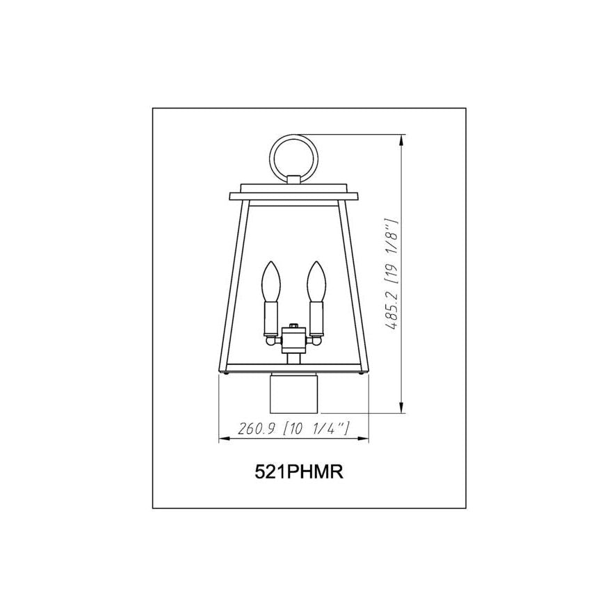 Broughton 2-Light Outdoor Post Mount Fixture