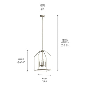 Madden 16" 4-Light Pendant