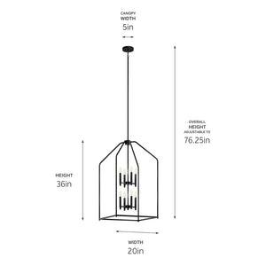 Madden 20" 8-Light Pendant