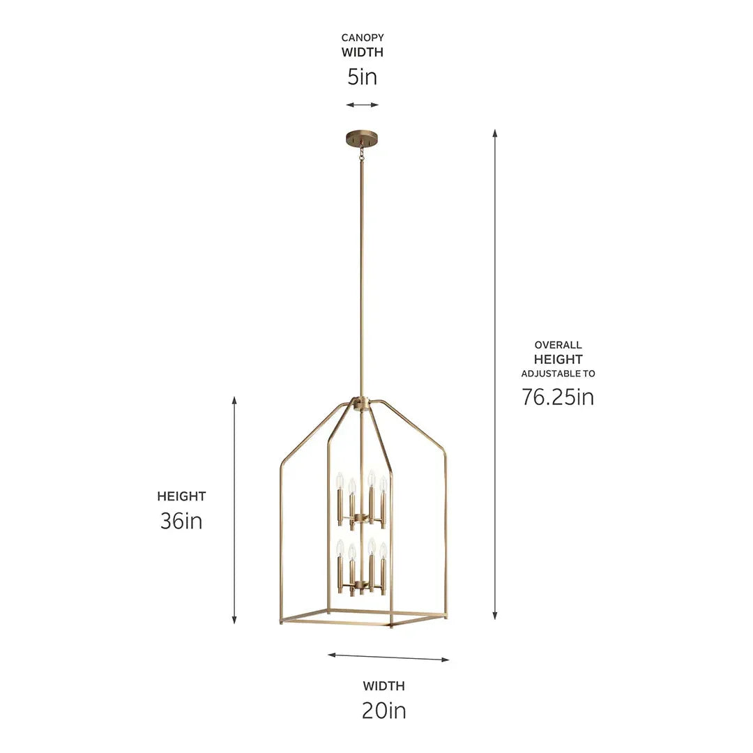 Madden 20" 8-Light Pendant