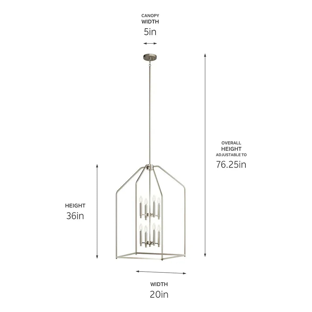 Madden 20" 8-Light Pendant